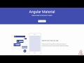 Learn Material Design in Angular Tables