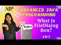 What is FileDialog Box in AWT Free Notes Lecture 12 AJP Full Course Padho Engineering