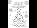 Merry Christmas Coloring Sheets