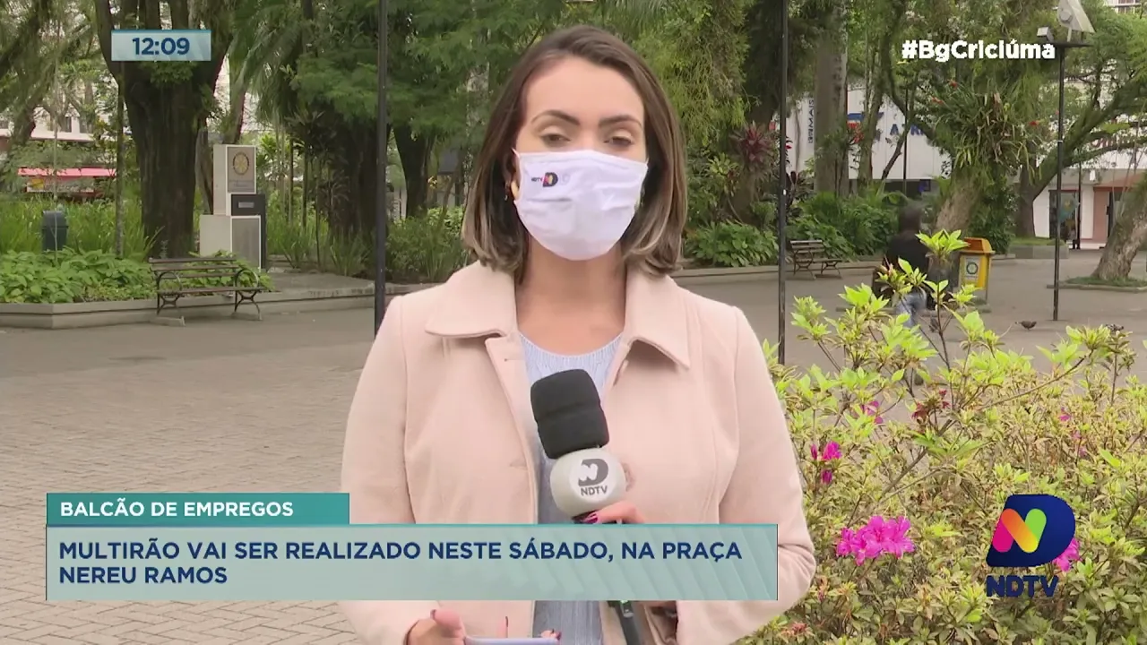 Mutirão com 150 vagas de emprego vai ser realizado neste sábado, na Praça Nereu ramos