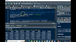 Building co-expression network from gene expression data R tutorial 1 of 2