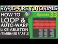 When to set Item timebase to Beats for Loops Rapid-fire Reaper Tutorials Ep33