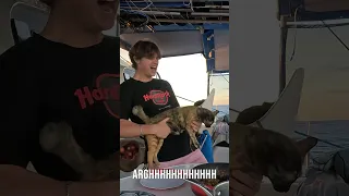 ☠️BEST DEFENCE against SOMALI PIRATES🏴‍☠️ #sailing #shorts #shortsyoutube  #shootfromthehip