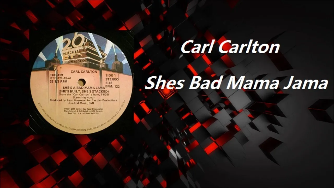 Carl Carlton - She's Bad Mama Jama ( 12 inch Mix )