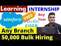 Salesforce Python Cloud Training And Internship With Certificate Cisco Salesforce Bulk Internship