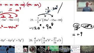 Math 9 - Multiplying Polynomials Worksheet Practice