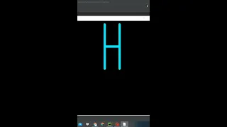 H alphabet Draw D alphabet in python by using turtle