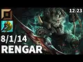 Rengar Top vs Pantheon - KR Grandmaster Patch 12 23