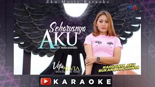 Download Vita Alvia - Seharusnya Aku | Karaoke [Dj Remix] MP3