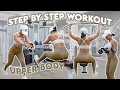 Download Lagu STEP BY STEP UPPER BODY WORKOUT (INTERMEDIATE)