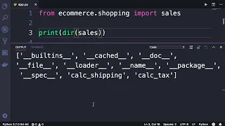Python - The dir Function By Mosh Hamedani