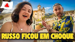 Arquitetura histórica e comida mineira: A reação de um russo ao melhor de Minas Gerais!