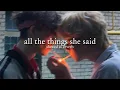 t.a.t.u - all the things she said (slowed \u0026 reverb) // lyrics