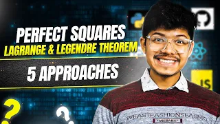 279 Perfect Squares 5 Ways DP Math BFS Lagrange Legendre Theorem Top-Down Bottom Up