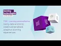 Using data and AI to create personalised adaptive learning experiences
