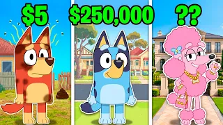 Ricos vs Pobres en Bluey | ¿Cuánto Dinero Tienen?