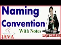 Naming convention in java