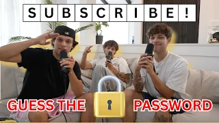 WE PLAYED "THE PASSWORD GAME" !!!