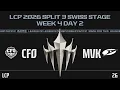 EN CFO vs K LCP 2026 Split 3 Swiss Stage Week 4 Day 2