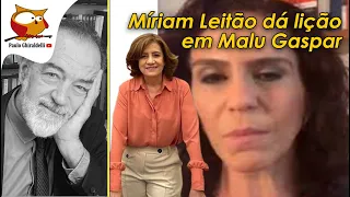 MALU GASPAR TOMA TAPAS DE MÍRIAM LEITÃO 28 de dezembro de 2025
