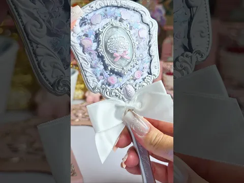 🌊🐚 #beautyproducts #makeupaccessories #makeuptools #makeupmirror #asmr #unboxing #oddlysatisfying
