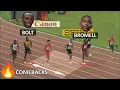 THE GREATEST COMEBACK WINS IN 100M 200M HISTORY