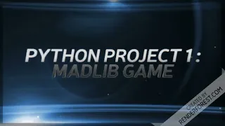 Python Projects Beginners 1 Madlib Game