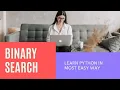 Binary Search and Time Complexity Data Structure and Algorithm Hindi