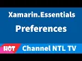 Xamarin Essentials Preferences