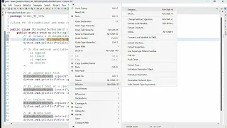 Java 99 StringBuilder and some of its methods