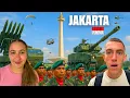 Download Lagu Crazy First Day in Jakarta, Indonesia🇮🇩 (Military Parade)