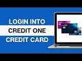 How To Login Into Credit One Bank Credit Card Online Account 2024 Credit One Credit Card Sign In