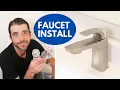 How to Replace Install Bathroom Sink Faucets Easy DIY Home Upgrade