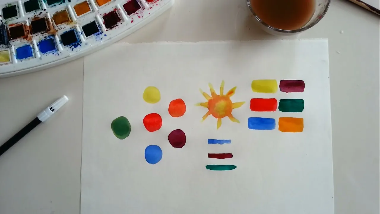 Renk bilgisi / Temel renk eğitimi / Ana Renkler