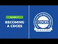 Becoming a Certified Diabetes Care and Education Specialist CDCES