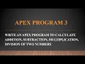Apex Program for Practice 3
