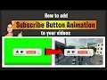 How to Add Subscribe Button Animation to your s 2021 Filmora Software