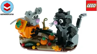 LEGO 40570 Halloween Cat &amp; Mouse Speed Build