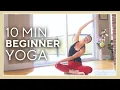 10 min Yoga for Beginners - Gentle, Safe \u0026 Easy Yoga Stretch