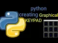 Python - GUI KEYPAD Programming Tkinter