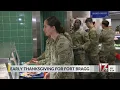 Early Thanksgiving for Fort Bragg troops