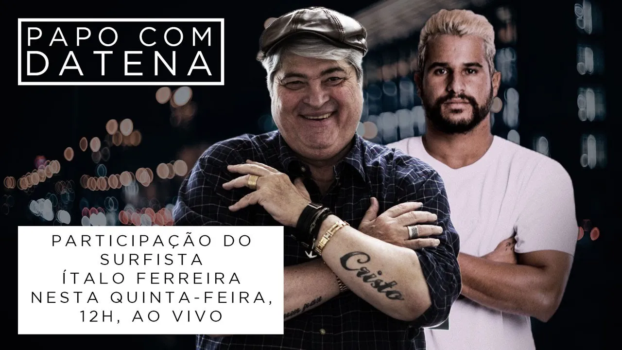 DATENA ENTREVISTA ITALO FERREIRA AO VIVO | PAPO COM DATENA #8
