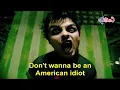 Green Day - American Idiot (Karaoke) | CantoYo
