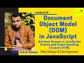 What is DOM in JavaScript Urdu Hindi Lecture 15