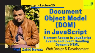 What is DOM in JavaScript Urdu Hindi Lecture 15