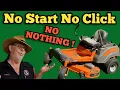 NoStart No Click NO NOTHING Husqvarna Zero Turn Kawasaki Engine FIX Safety Switch Solenoid