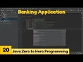 Banking Application Java 2021Complete Java MasterClass Zero to Hero Programming Udemy Course