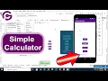 Simple Calculator in Android Studio Java