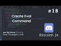 Create Eval Command Discord js