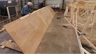 S2E10 Scarfing Plywood for Wave Rover’s Hull || Building a Scarfing Jig || Building a Wave Rover 650